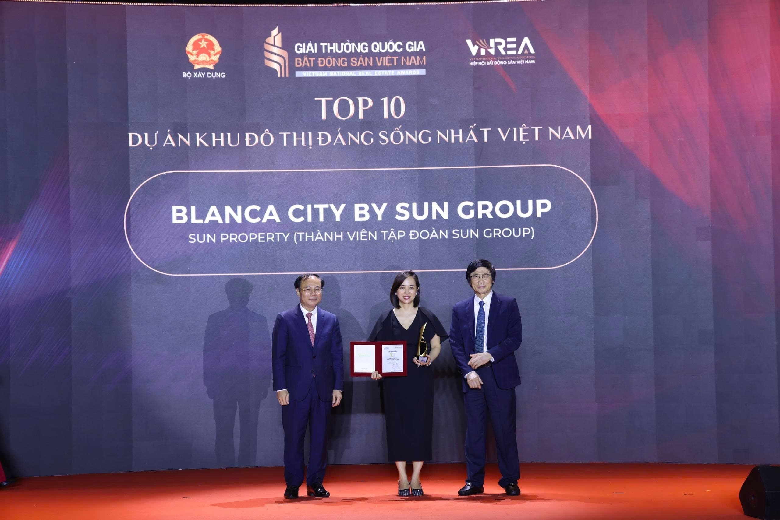 Blanca City đạt danh hiệu “Dự án khu đô thị đáng sống nhất Việt Nam”